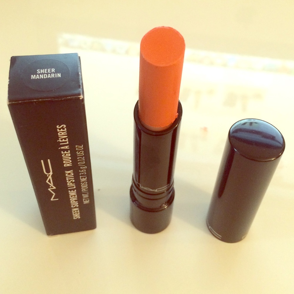 MAC Sheer Mandarin Lipstick | Rare Discontinued Shade
